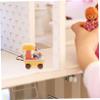 Toddmomy 1set Ice Cream Cart Playset for Boy Girl Miniature Ice Cream Truck Toy Detailed Design Safe Materials Encourages Creative Play for Boys and Girls view 4