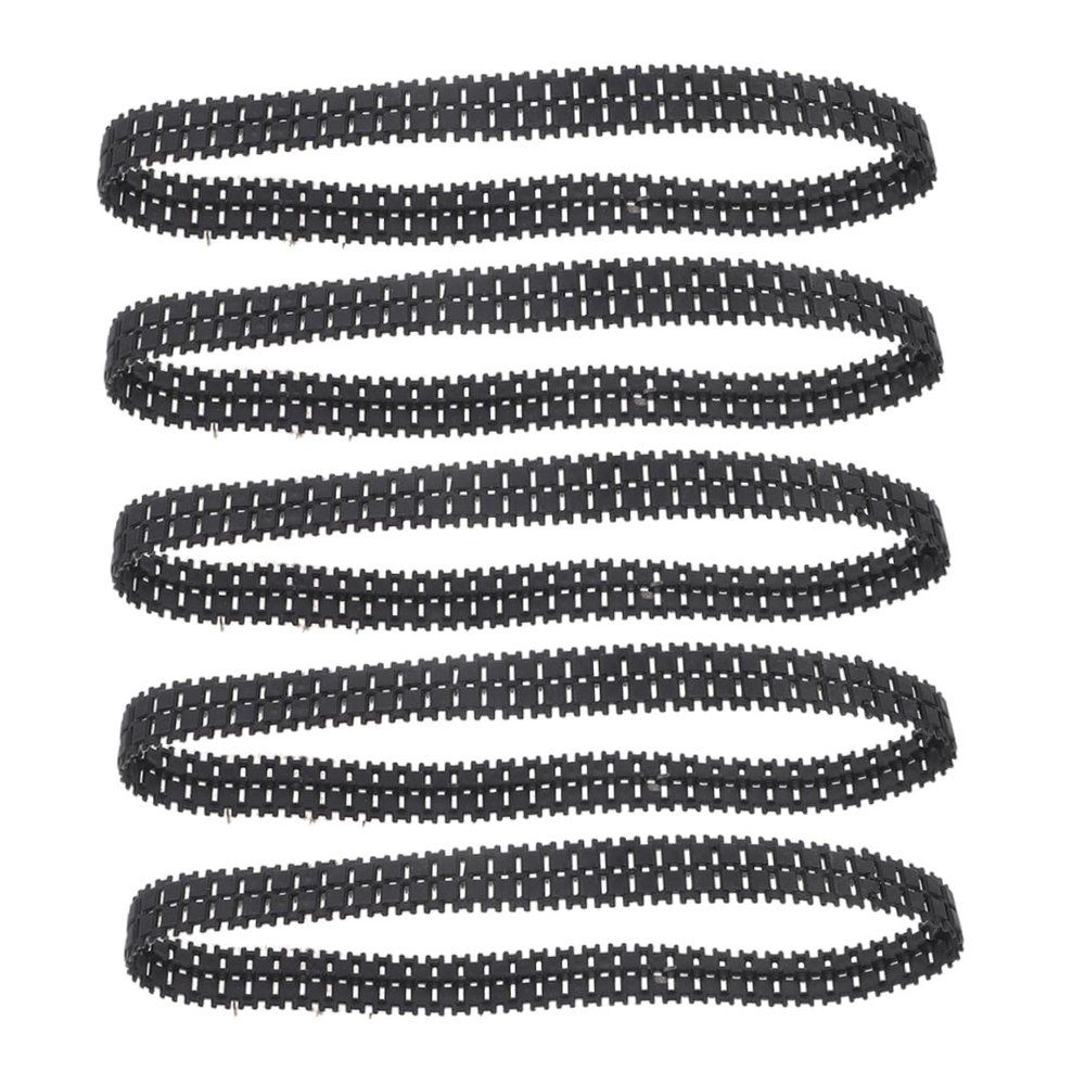 SUPVOX DIY Tank Tracks 5pcs Replacement for Robot Easy to Install Enhance Traction Stability