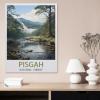Jigsaw Puzzles 1000 Pieces Paper Assembling PicturePisgah National Forest Vintage Travel PosterAdults Games Educational Toys38x26cm-CG61 view 2