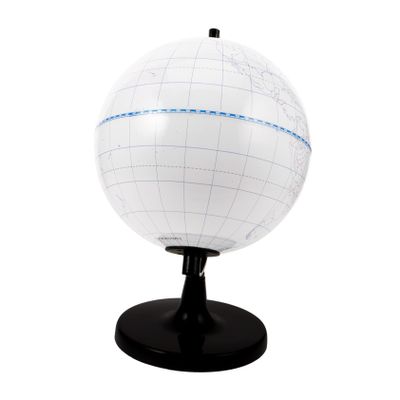 ARTIBETTER Diy Blank Globe Model for Coloring Unfinished Globe for Creative Arts Geography Teaching and Home Decor for Boys and Girls and Adults