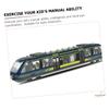 CORHAD 2Pcs Simulation High Speed Train Track for Ages Electric Train Boys and Enhances Manual Skills and Intelligence view 4
