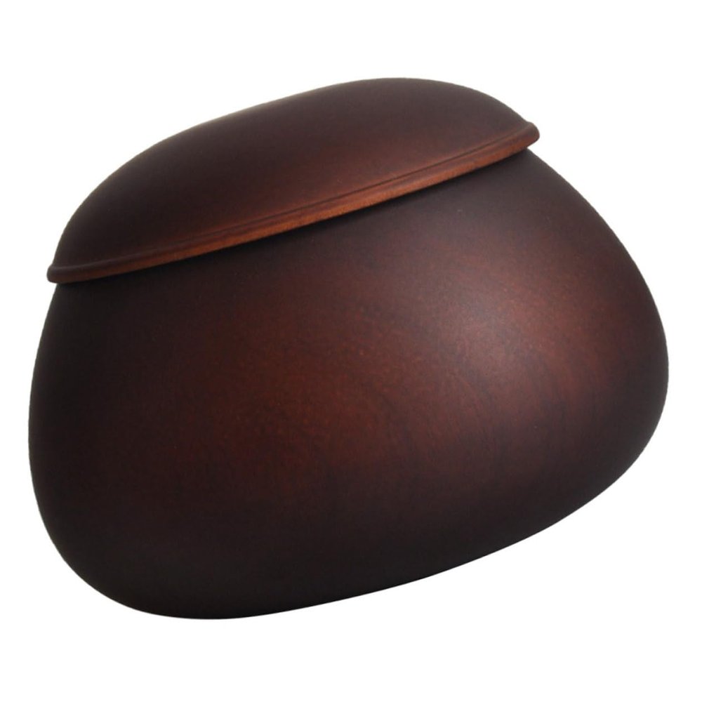 DECHOUS Wooden Go Jar Chess Pieces Storage Box Lidded Chess Containers for Game Pieces Portable