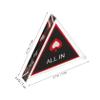 Kisangel All in Chip Button, Triangle Poker Chips Game, Acrylic Poker Table Numbers Markers for Dealer Button Plaything Party Supply view 2