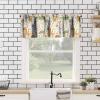 JanJCurt Cute Monkey Valance, Cartoon Zoo Funny Animals Giraffe Turtle Flowers Leaves Thermal Insulation Blackout Short Window Curtain for Kids Boys Girls Baby Bedroom Living Room, 54x18inch view 4