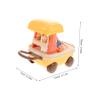 Kisangel 1set Pretend Ice Cream Cart Toy for Boy Girl Miniature Ice Cream Truck Playset Interactive Features for Early Educational Fun Lightweight Portable view 2