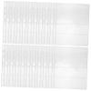 Angoily 20sheets Stamp Storage Pages for Collectible Albums Transparent Binder Pages for Stamps and Currency Acid Single-Sided for Collectors view 1