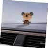 Alipis Unique Car Decor Dashboard Accessories Animal Ornaments Shaking Car Dashboard Decoration view 2