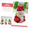 FELTECHELECTR Xmas Themed Pull Back Cars 2pcs Each 12pcs Total Santa Windup Car Toys for Toddlers view 2