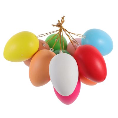 BRIGHTFUFU DIY Easter Egg Toys 36pcs Hand-Painted Plastic Eggs for Boys and Girls