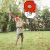 16 Inch Red and White Number 8 Pinata, Birthday Pinata with 16 Inch Piata Stick Blindfold Confetti for Kids 8th Birthday Party Decorations view 4