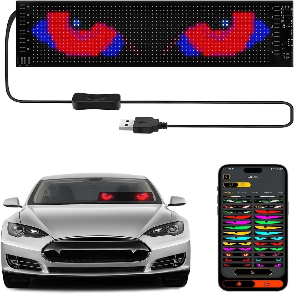 NKDFRI ojos led para carro