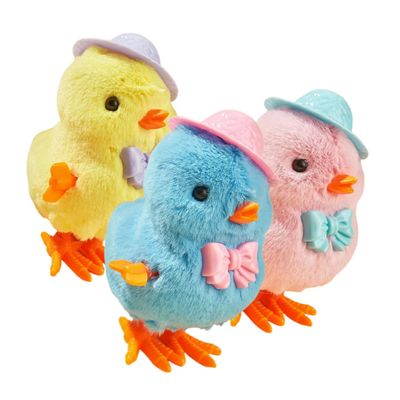 Milisten 3pcs Chick Fuzzy Chicks Plush Chick for Present Bag Fillers for Wind up Chicks Chicks Walking Chick Chicken Chick for Abs