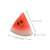 SUPVOX 5pcs Mini Watermelon Slice Props Realistic Faux Fruit Decor for Doll Houses DIY Projects and Miniature Displays Lifelike Artificial Watermelon Models view 2