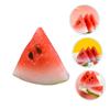 SUPVOX 5pcs Mini Watermelon Slice Props Realistic Faux Fruit Decor for Doll Houses DIY Projects and Miniature Displays Lifelike Artificial Watermelon Models view 3