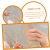 Abaodam 2sets Early Education Toys of Wooden Guiro Rhythm Sticks for Boys and Girls Safe Natural Wood Material view 4