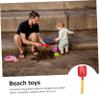 ORFOFE 3Pcs Beach Sandbox Set Rake and Shovel with Handle Outdoor Garden Tools Random Colors for Fun Playtime Sandboxes and Gardens view 4