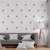125 Pcs/Swiss Cross Black Plus Sign Wall Decals 2 Inch- Removable Wall Decals for Kids Room Decoration + Vinyl Decor by Bugybagy (Matte Black) (Dark Grey) view 3
