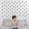 125 Pcs/Swiss Cross Black Plus Sign Wall Decals 2 Inch- Removable Wall Decals for Kids Room Decoration + Vinyl Decor by Bugybagy (Matte Black) (Dark Grey) view 4