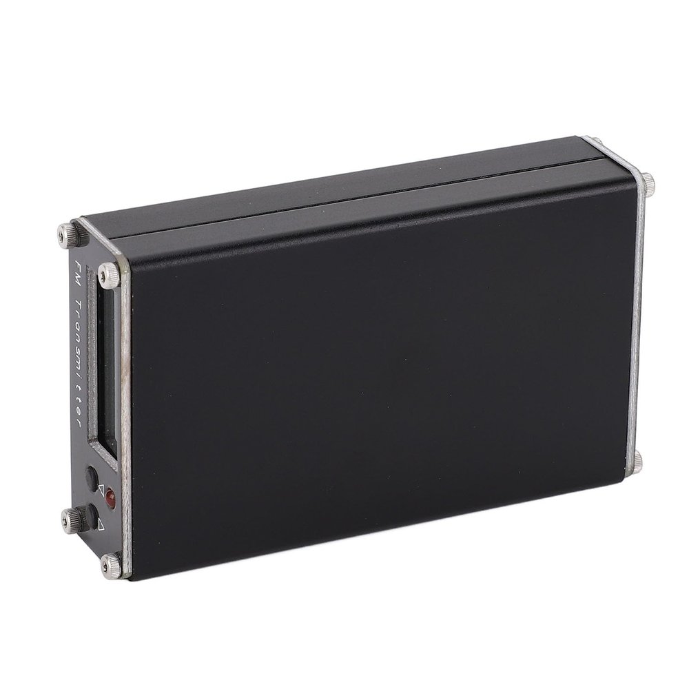 FM Broadcast Transmitter 0.5W FM Radio Stereo Station Long Range 2KM 6-108MHz (Stereo FM Broadcast Station)