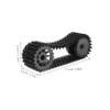 KESYOO 1set Crawler Tank Tracks Kit with Coupler Drive Wheels for Remote Control Tank Models Tracked Vehicles Accessories and Unique Design for Car view 2
