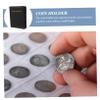 Artibetter 240grids Antique Coin Collection Album with Slots Elegant Coin Organizer for Collectors with Transparent Pages for Easy Viewing for Storing view 2