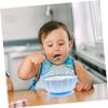ORFOFE Silicone Flower Shaped Boy Girl Bowl -grade Material for Boys and Girls Encourages Independent Feeding Non- Design for Easy Use for Self-feeding view 2