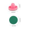 Abaodam 1set Ice Hockey Pucks Tabletop Hockey Paddles Accessories Pink White Purple Yellow Includes Felt Pads Red Balls for Game Rooms and Parties view 2