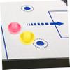 Abaodam 1set Ice Hockey Pucks Tabletop Hockey Paddles Accessories Pink White Purple Yellow Includes Felt Pads Red Balls for Game Rooms and Parties view 4