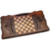 2 in 1 Handmade Armenian Backgammon 15.7 inch Checkers Nardi Eagle High Detail Wooden Board Game Hand Crafted Nardy + Gift (Standard 23.6 inch (60cm)) view 4