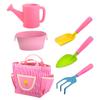 HANABASS 1set Boy Girl Gardening Tools Mini Outdoor Planting Kit Shovel Rake and Hoe for Boy Girl for Activities and Learning Gardening view 1