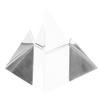 DINHEAROM Pyramid Prism Optical Experiment Glass Prism Teaching Aid Optical Glass for Science Projects Home Decor and Sun Catcher Decoration view 1