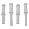 VICASKY 2pair Rocking Horse Handle Ergonomic Plastic Threaded Replacement Grip for Toddlers Fits Wooden Rocking Horses Easy to Install Secure Nonslip Design view 1