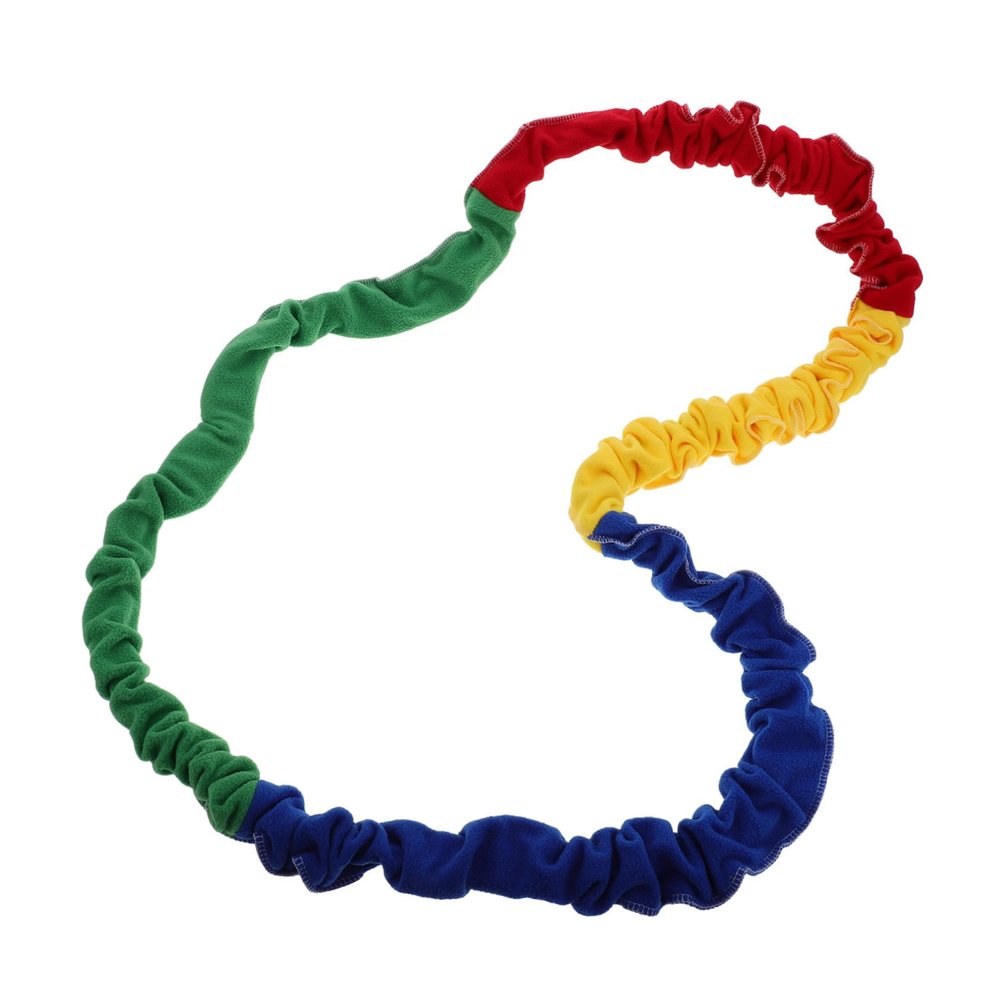 ifundom Sports Rainbow Tension Day Tug of War Rope Playground Accessories Legged Race Bands Thick Rope Outdoor Game Elasticity Team Building and Exercise