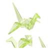 TOYANDONA Transparent Acrylic Origami Crane Decoration Sleek Animal Table Ornament for Home Parties and Boys and Girls Birthdays Adorable Figurine view 4