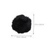 Ipetboom 2pcs Soft Plush Tail Accessories for Cosplay Bunny Tails Costume Props for Halloween Parties and Themed Events Black view 2