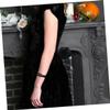 Ipetboom 2pcs Soft Plush Tail Accessories for Cosplay Bunny Tails Costume Props for Halloween Parties and Themed Events Black view 4