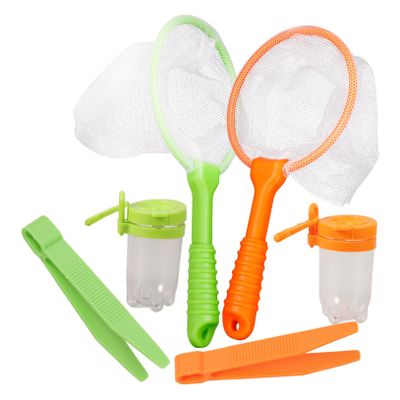 Toddmomy Catcher Kit for Boys and Girls Portable Bug Catching Tools Mesh Net Observation Bottle and Tweezers for Nature Exploration