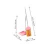 BESTOYARD 1set Miniature Broom and Dustpan Dollhouse Cleaning Tools Decor for Micro Landscapes DIY Crafts for Halloween Witch Dolls view 2