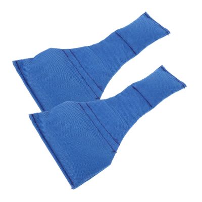 LIOOBO 2pcs Nylon Soccer Ball Bean Bag Football Referee Gear Blue Football Bean Bag Referee Bag