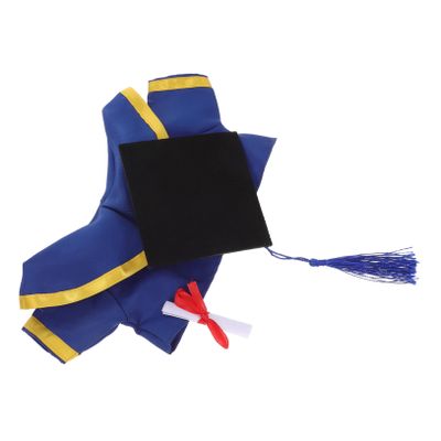 BESTYASH 1set Graduation Gown Outfit for Plush Dolls Replaceable Graduation Bear Clothes Cap and Certificate Creative Dress up Costume for Special Celebrations