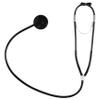 Riismen Interactive Stethoscope Toy for Kids, Doctor Pretend Play Set with Functional Design, Educational Birthday Gift Black One Size view 3