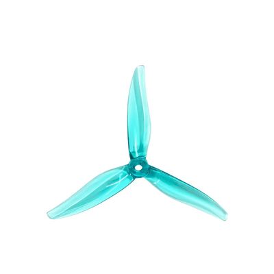 10Pairs(10CW+10CCW) Fit for Gemfan Hurricane Max 51377 3-Blade Propeller for FPV Freestyle Drones DIY Parts(10Pairs Clear Purple)