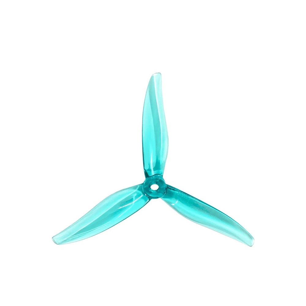10Pairs(10CW+10CCW) Fit for Gemfan Hurricane Max 51377 3-Blade Propeller for FPV Freestyle Drones DIY Parts(10Pairs Clear Purple)
