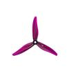 10Pairs(10CW+10CCW) Fit for Gemfan Hurricane Max 51377 3-Blade Propeller for FPV Freestyle Drones DIY Parts(10Pairs Clear Purple) view 4