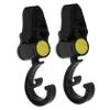 Kisangel 2pcs Stroller Hooks Multi-Function Bag Hook for Stroller Sturdy Material Strong Load-Bearing Capacity No Drilling Required view 1