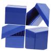 ARTIBETTER Box Plastic Coin Storage Trading Coin Collection Supplies Coin Holders for Collectors Coins with Lids Coin Case Storage Holders Storage Containers Coin Storage Case Navy view 2