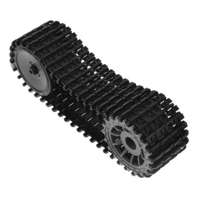 Alasum DIY Rubber Tank Track Replacement for Rc Crawler Unique Design Easy Assembly Authentic Tank Look for Model Building and Enhancing Practical Skills