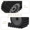 Alasum DIY Rubber Tank Track Replacement for Rc Crawler Unique Design Easy Assembly Authentic Tank Look for Model Building and Enhancing Practical Skills view 3