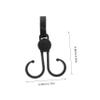 Alipis 5pcs Stroller Hooks for Hanging Diaper Bags Groceries Purses Organizer Clips Easy Installation for Cars Shopping Carts Strollers view 2