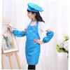 PRETYZOOM Boys and Girls Chef Costume Set Apron Hat and Cooking Sleeve Baking Painting Outfit for Ages Rose Red for Role Play and view 1